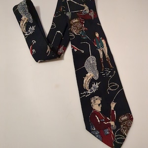 Fisherman&#39;s Angler Necktie Game Fish Sports Fish