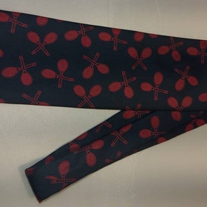 Tennis Anyone Tennis Lover All Silk Necktie Made in Italy for Neiman Marcus