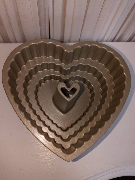 Nordic Ware Tiered Heart Bundt Pan