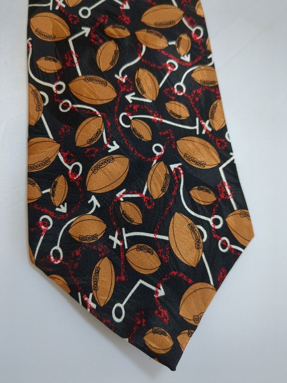 Football Play Diagram Necktie Football