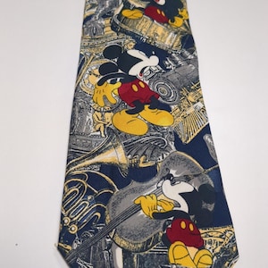 Cravatte vintage di Topolino Disney, cravatte da uomo