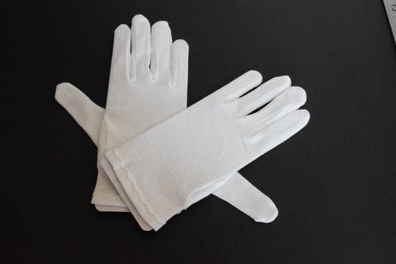 Guantes blancos para niños 100% elástica jersey de algodón Primera comunión  Flower Girl Cosplay Tea Party Dance, Pascua -  México