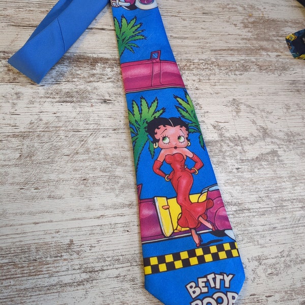 Betty Boop the Star on the Blue Carpet Boop Boop Be Doop Necktie