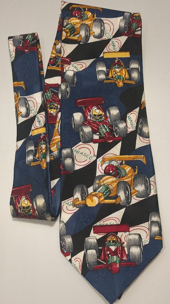 Tabasco Novelty Print Men's Tie and Hot Sauce McI… - image 2