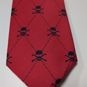 Youth - Boys Skull and Crossbones Red GapKids Tie Men&#39;s Ties Neckties