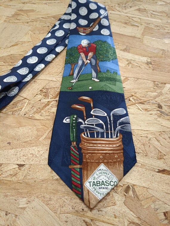 Men's Tabasco Golf Bag & Clubs with Golfer Design… - image 1