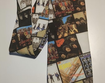 Corbata de los Beatles Portadas de álbumes de los Beatles de 1996 por Ralph Marlin Corbata de los Fab 4 Corbata de Rock and Roll