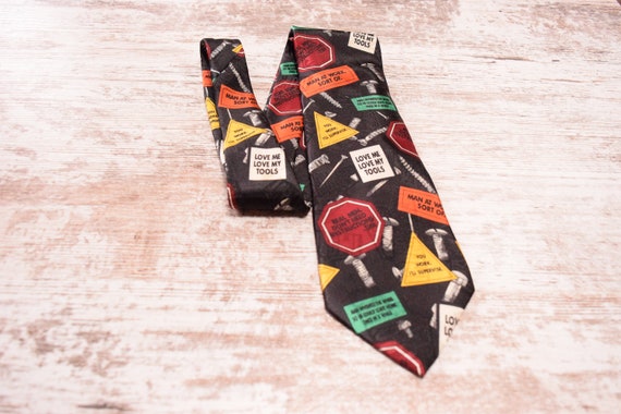 Home Improvement Men's Ties Working Man Necktie Tool man Home Improvement