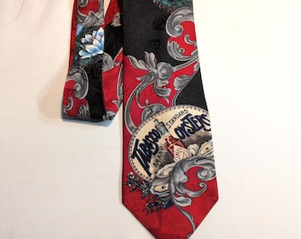 Salsa picante Tabasco Corbata de seda del condado de McIlhenny Tabasco en ostras