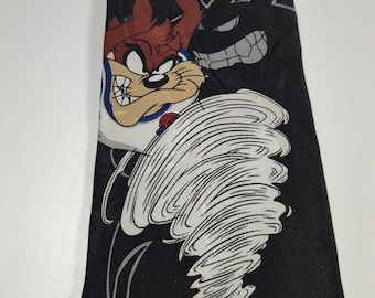 Cravate Enfant Looney Tunes - Taz Tazmanien - Multicolore - Polyester - Neuf Sans Étiquette