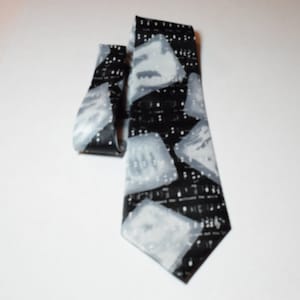 Mens Tie Religious Music Themed Tie made by Parquet Christian Musician Gift Church Music Director Gift