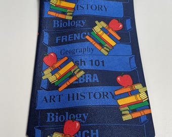 Profesor Asignaturas Escolares con Libros Corbatas de Hombre