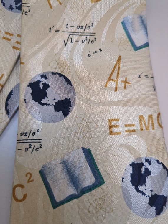 Mathematician Necktie  Features Relativity Equati… - image 3