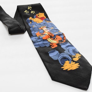 Disney Winnie The Pooh Tie Pooh and Tigger Collectors Cartoon Animation Character
