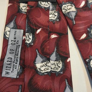 Tin Man Tie Wizard of Oz Heart Fun Ties Black/red/gray Men's Neck Tie ...