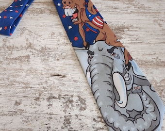 Perfect Necktie for The  Election both GOP and the Dems Right to Vote