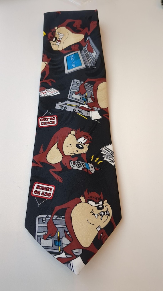 Tasmanian Devil Computer Office Worker Looney Tun… - image 1