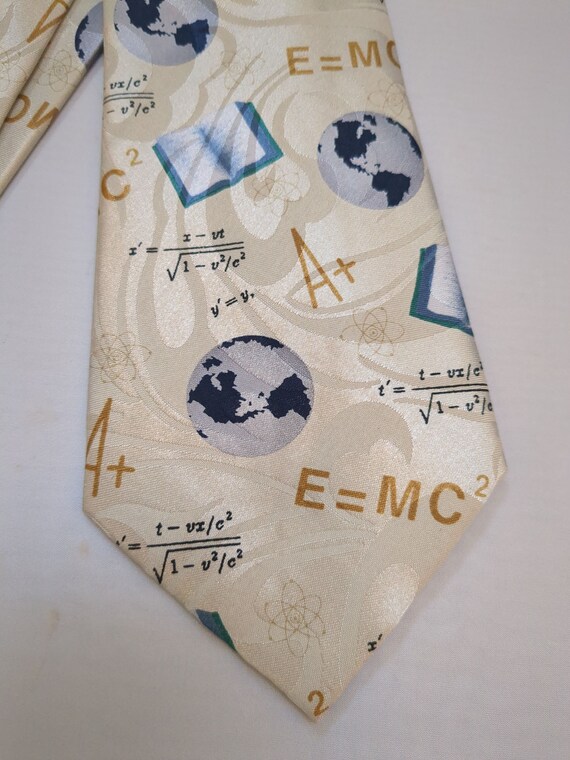 Mathematician Necktie  Features Relativity Equati… - image 2