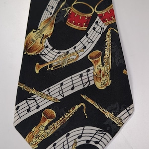 Music Instruments Dino Romaro Tie Men&#39;s Ties Neckties