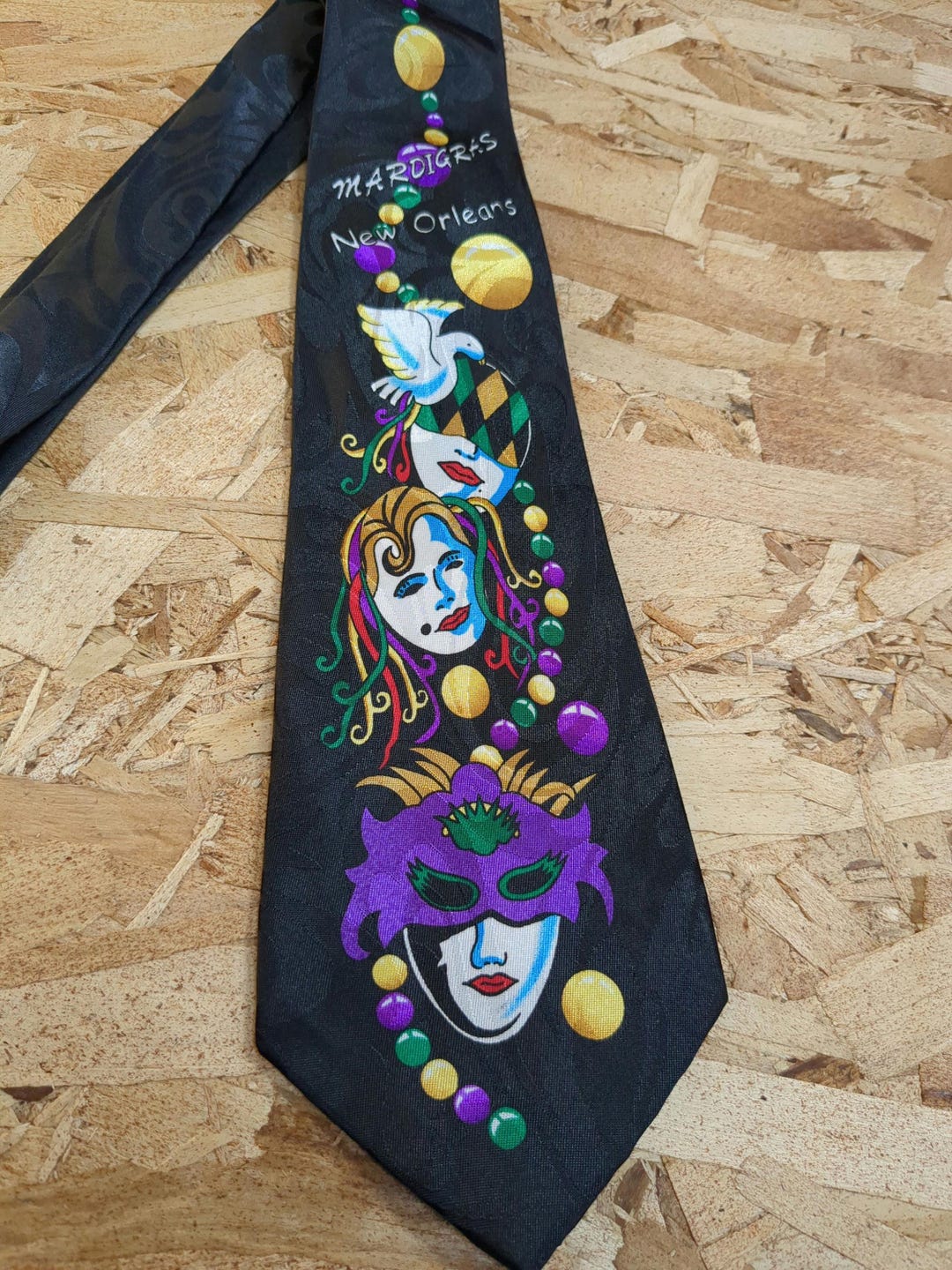 mardi gras ties for men