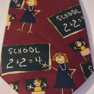 Teacher School Children&#39;s Drawing Marco Polo Tie Men&#39;s Ties Neckties