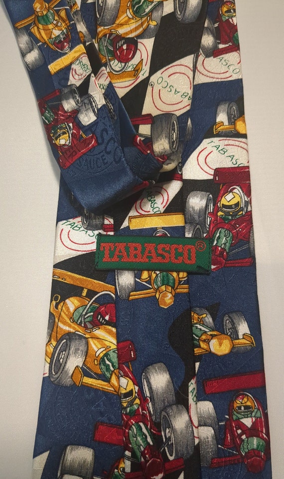 Tabasco Novelty Print Men's Tie and Hot Sauce McI… - image 5