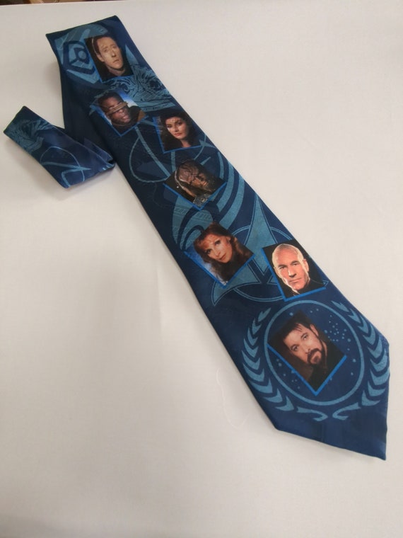 Star Trek Next Generation Crew Trekkie Starship Enterprise Necktie