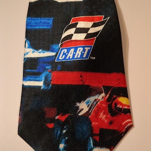 Racecar CART Championship Auto Racing Teams Krawat Krawaty męskie Krawaty
