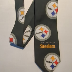 Cravatta da tifoso dei Pittsburgh Steelers Football National Football League NFL