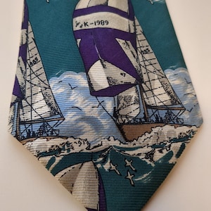 Sailboat on Water Nautica Tie Men&#39;s Ties Neckties