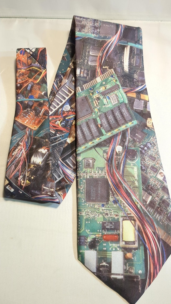 Computer Circuit Boards Computer Guts Necktie - image 2