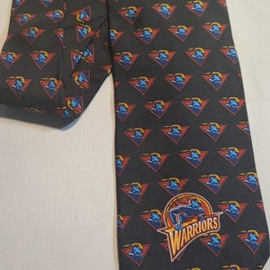 Golden State Warriors Win Lose or Tie Sports Basketball Silk Men&#39;s Neck Tie NBA Basketball