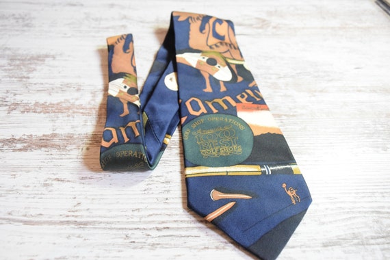 Golf Shop Necktie America's 100 Best Golf Shops 100% Silk Tie by The Silk Connection Father's Day Gift