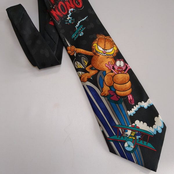 Garfield the Cat Necktie Kat Kong