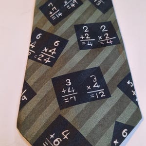 Mathe Tafel Tafel A. Rogers Krawatte Herren Krawatten Krawatten