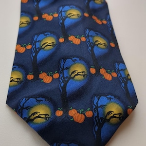 Halloween Pumpkin Patch at Night Men&#39;s Ties Neckties