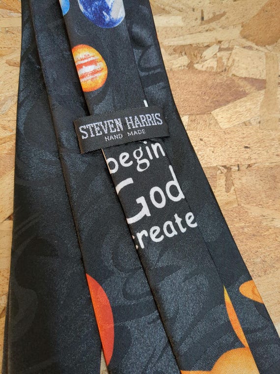 Space Planets Creation Religious Men's Ties Neckties View 6