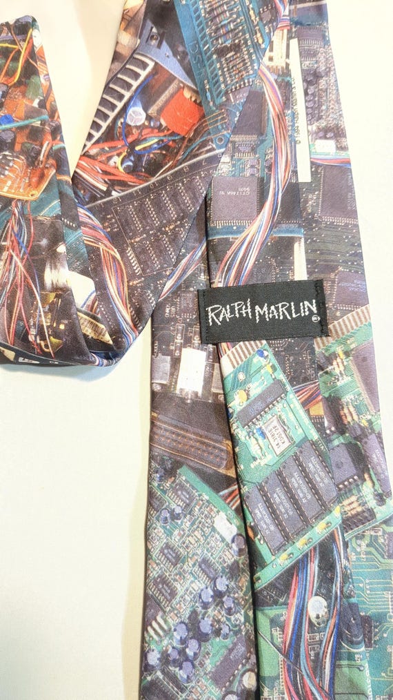 Computer Circuit Boards Computer Guts Necktie - image 4