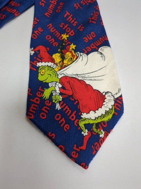 The Grinch Christmas Necktie by Dr. Seuss The Gri… - image 1
