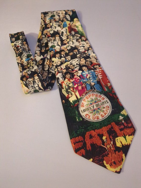 beatles neck tie