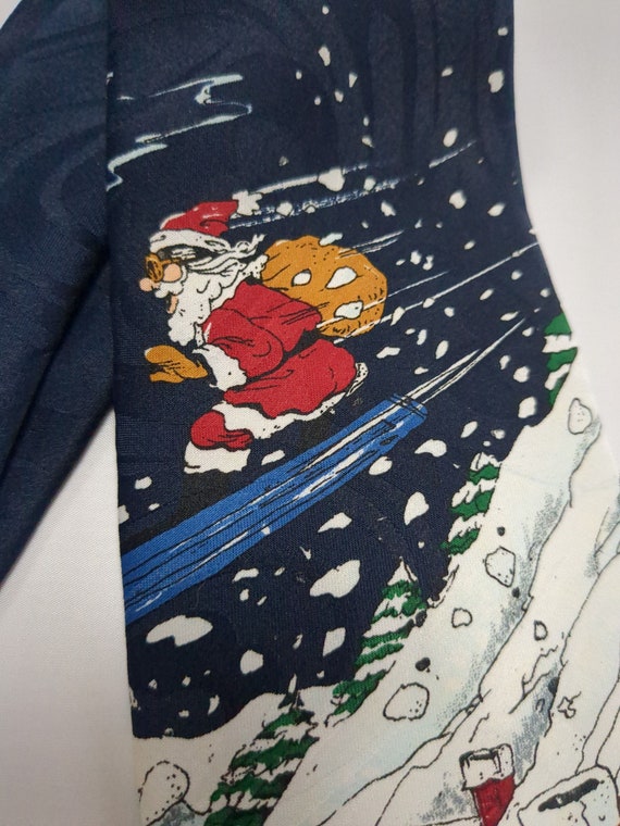 Snowboarding Santa Delivering His Toys to All tho… - image 3