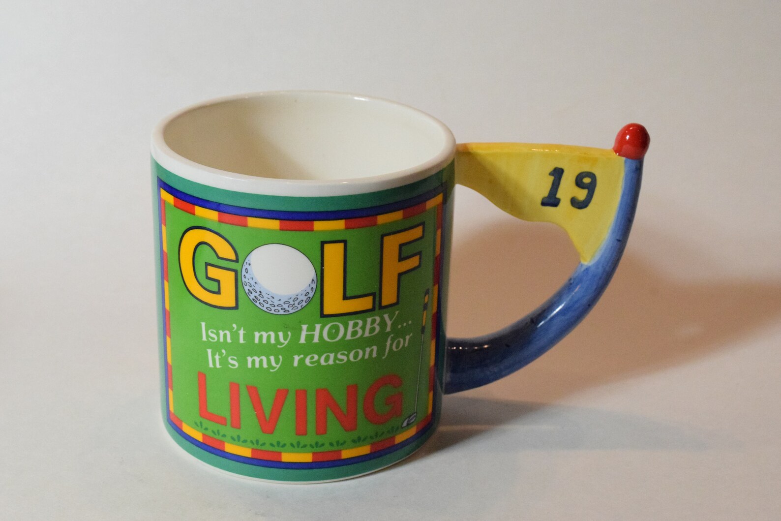 Golfer Mug Novelty Mug Golf Gift Mug Ceramic Mug Etsy