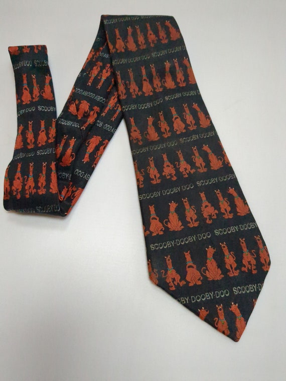 SCOOBY-DOO! Novelty Necktie Hanna Barbera Ruh Roh Scooby Wear from the Cartoon Network Hanna - Barbera