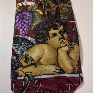 Carte de vin antique - Cravate bordeaux style RM Cravates pour hommes