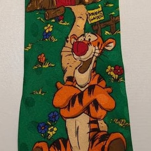 Tigger, from Winnie the Pooh Necktie. Collectors Tie. Cartoon Animation Tie. Character Tie. Vintage Tie