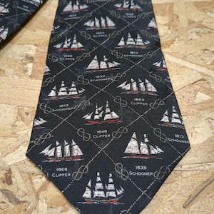 Tall ships  Sailing Boats Nautical Tie Men&#39;s Ties Neckties