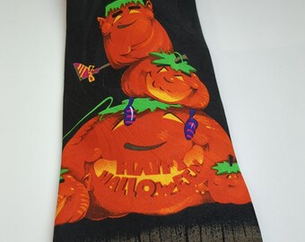 Dynie na Halloween, lampiony Jack-o-Lantern, Wesołego Halloween, Powieść, Krawaty MMG, Krawaty męskie, Krawaty