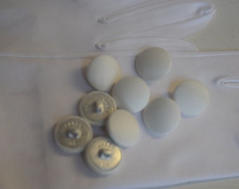 Buttons Matte Satin Light Ivory Diamond White Color Fabric Covered Buttons Wedding  Antique White Buttons Off White Fabric Covered Buttons