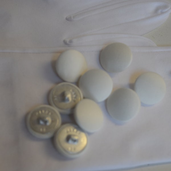 Buttons Matte Satin Light Ivory Diamond White Color Fabric Covered Buttons Wedding  Antique White Buttons Off White Fabric Covered Buttons