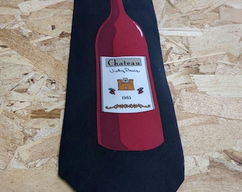 Wine Sommelier Wine Connoisseur Wine Enthusiast Red Wine Fine Wine Men's Ties Neckties